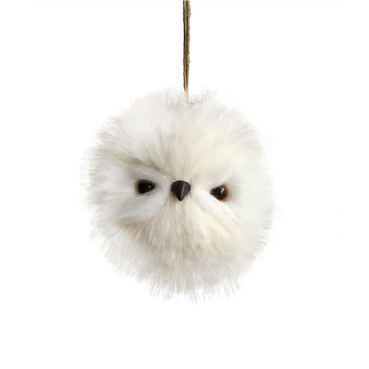 Faux Fur Owl Ornament