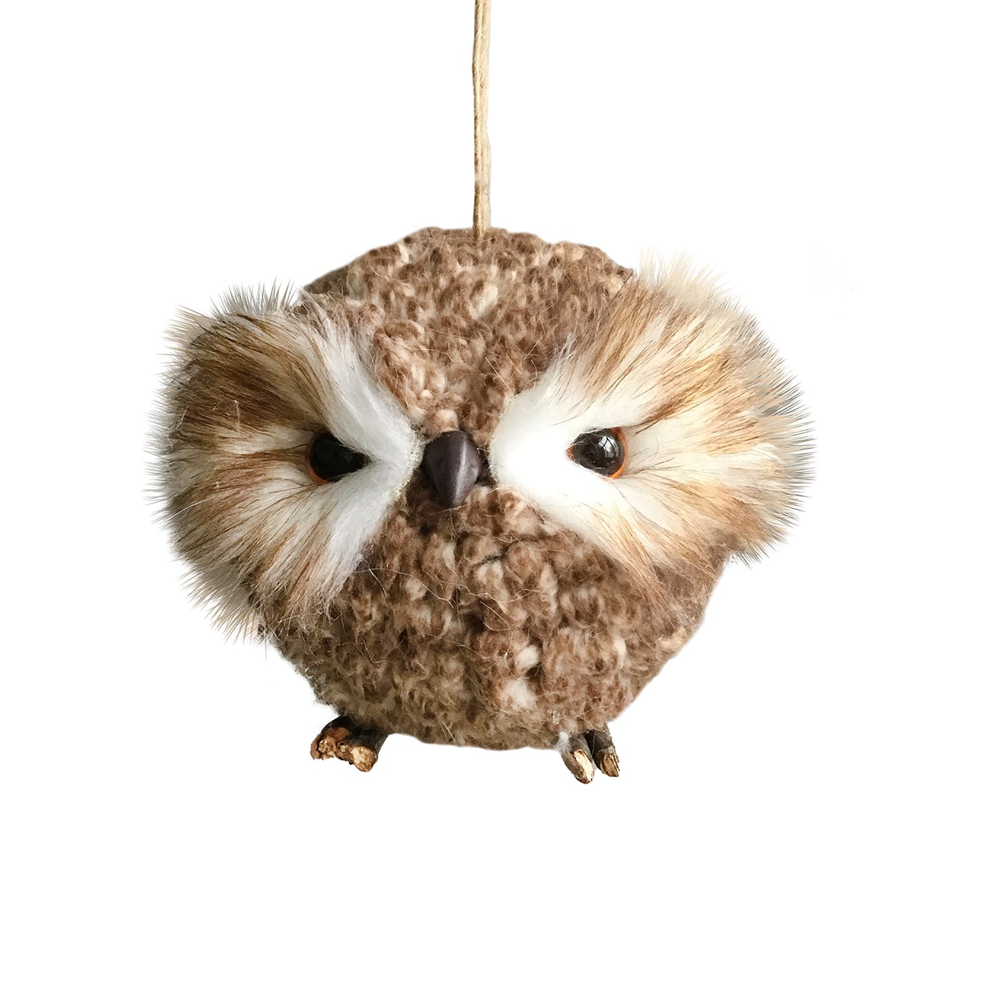 Faux Fur Owl Ornament