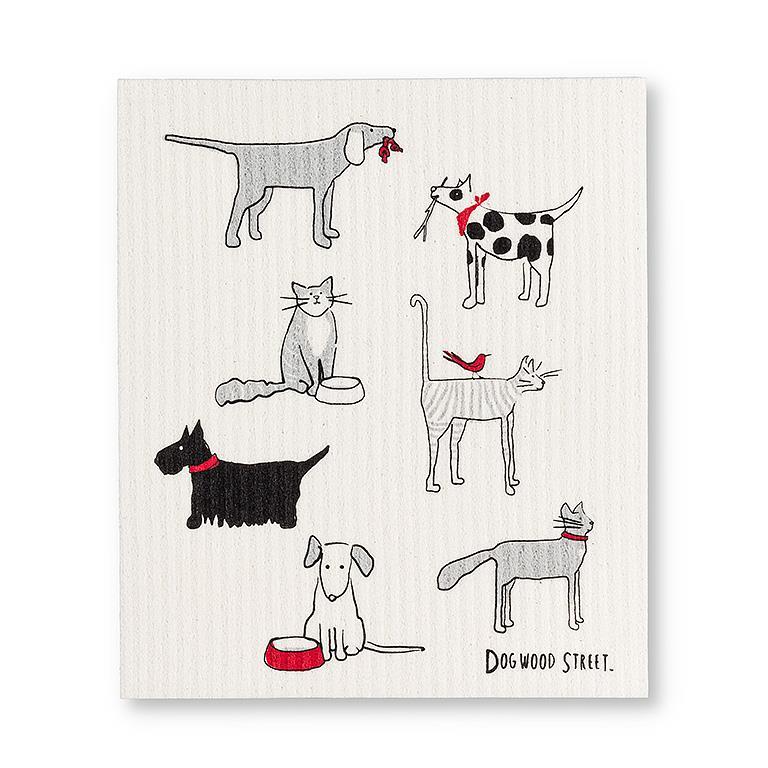Dogs & Cats Dishcloths