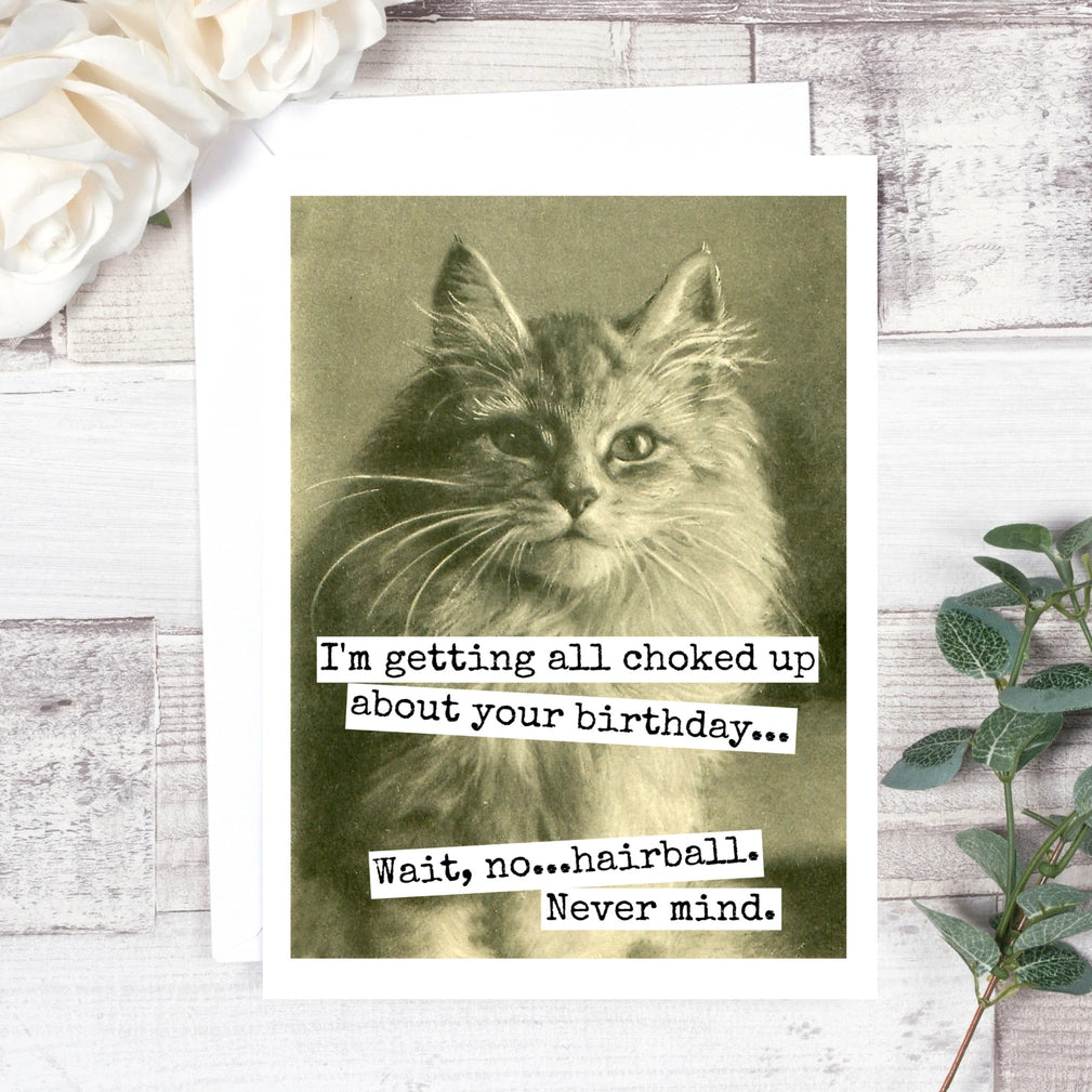 I'm Getting All Choked Up Card