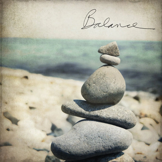 Balance Rocks Marble Coaster