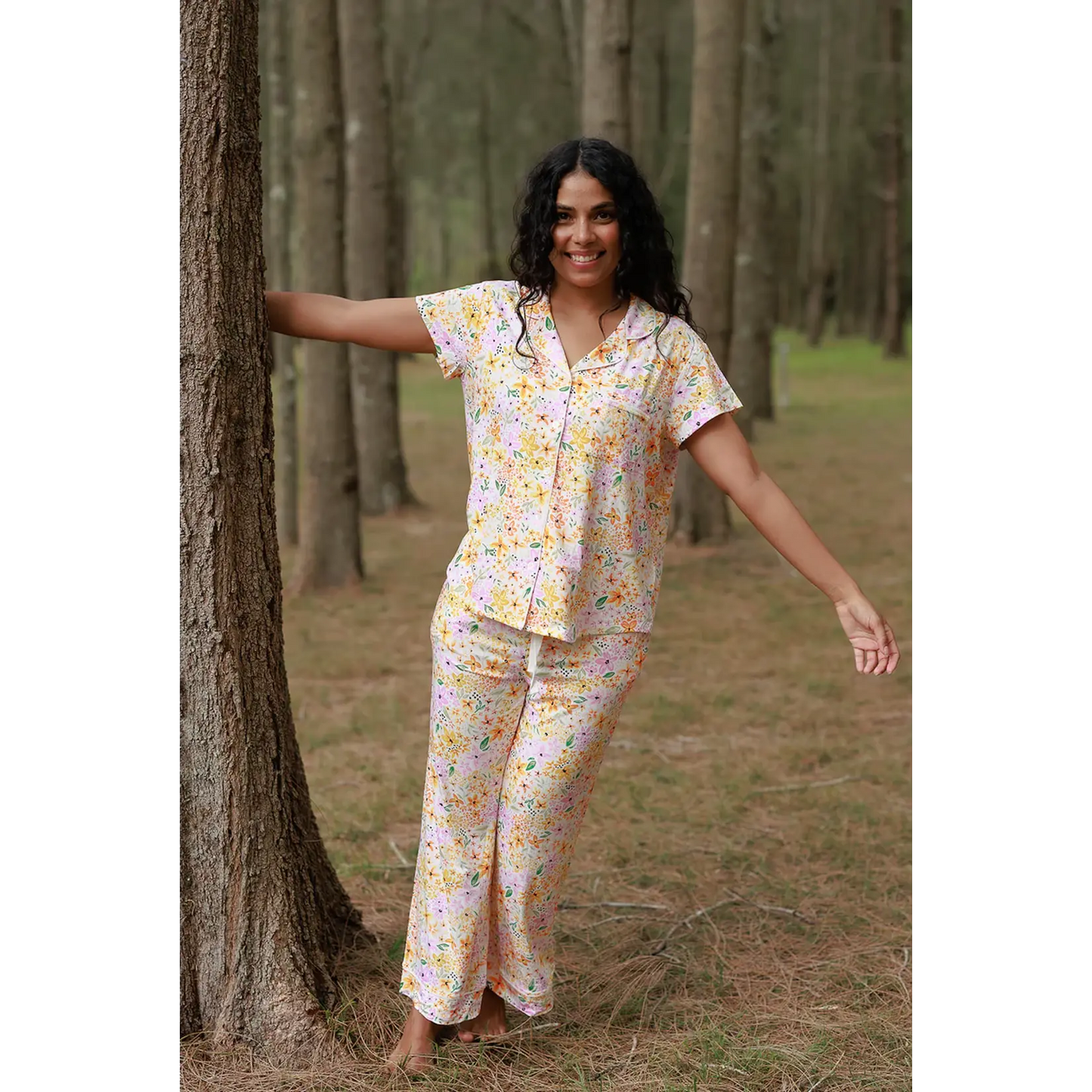 Cropped Pant Set