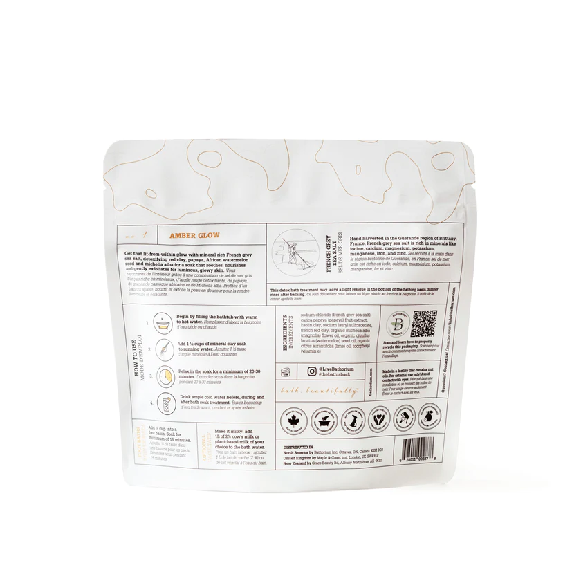 Amber Glow Clay Mineral Soak
