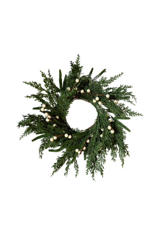 White Plum Norfolk Wreath