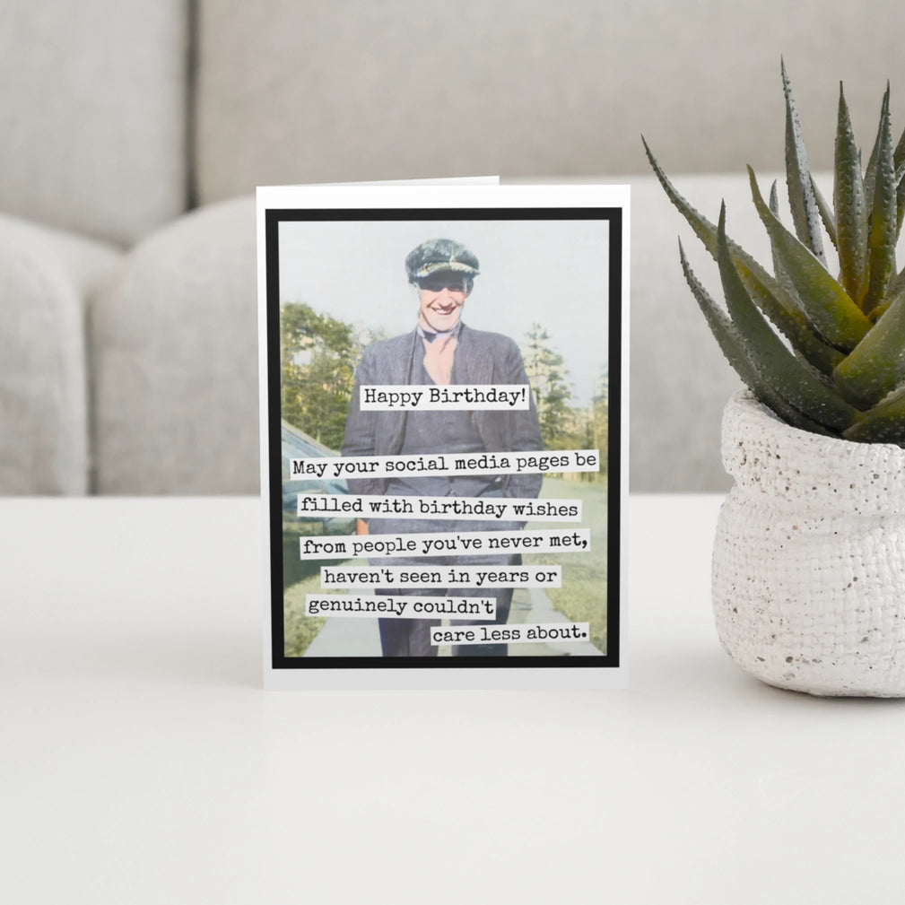 May Your Social Media Pages Card
