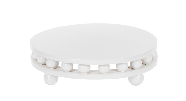 round-white-beaded-riser-8x8