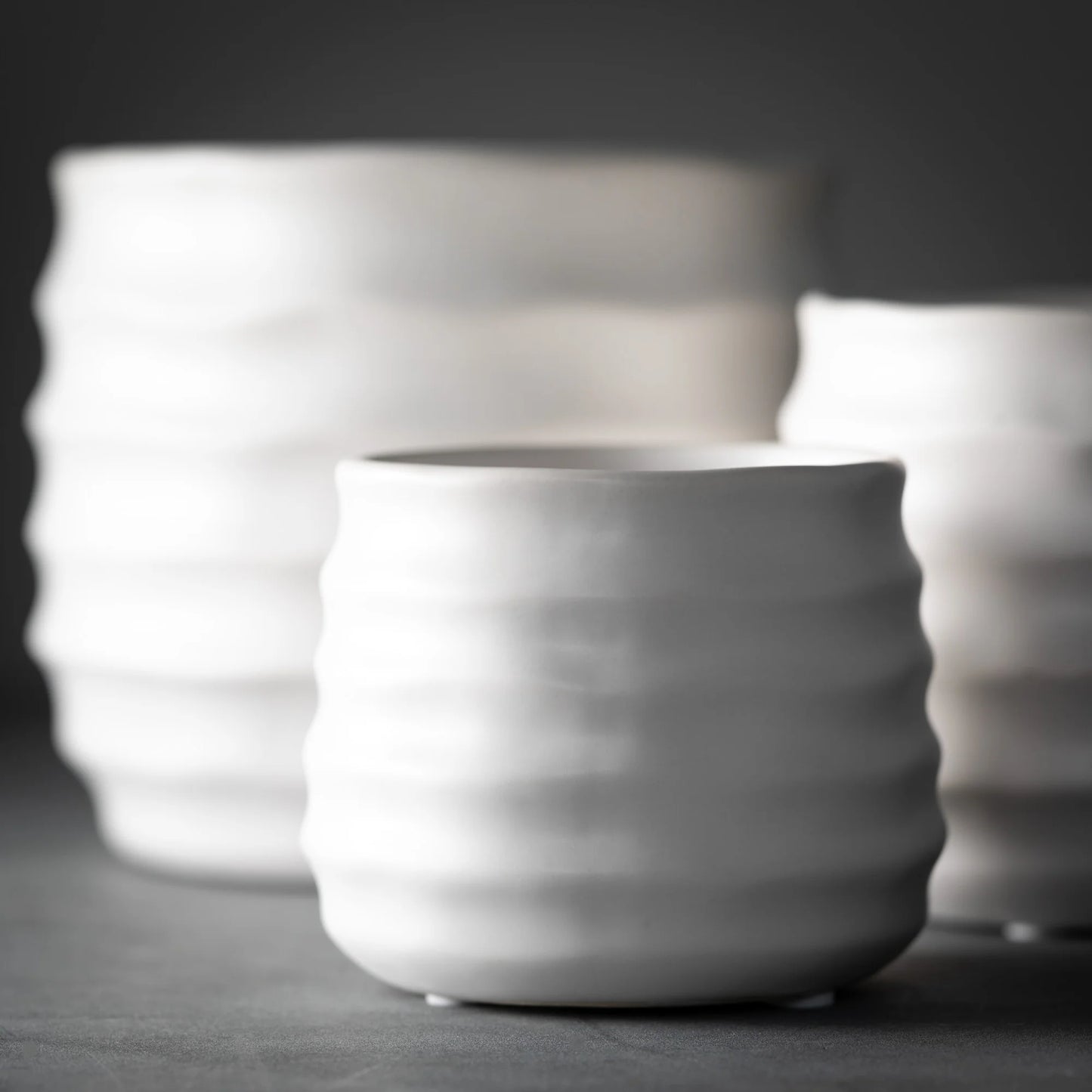 White Ceramic Planter