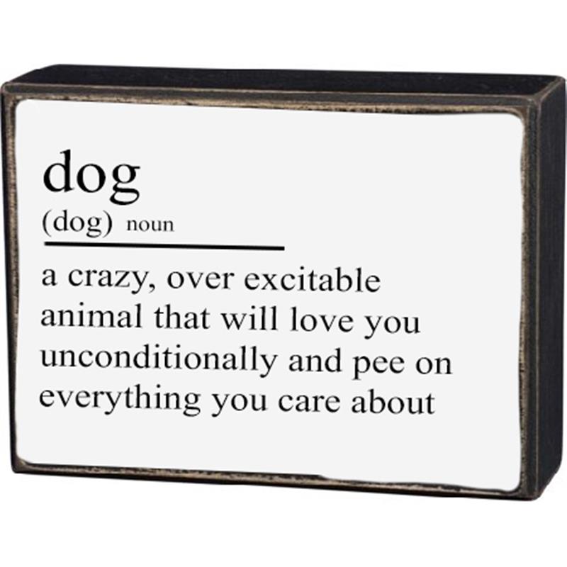 Dog Box Sign