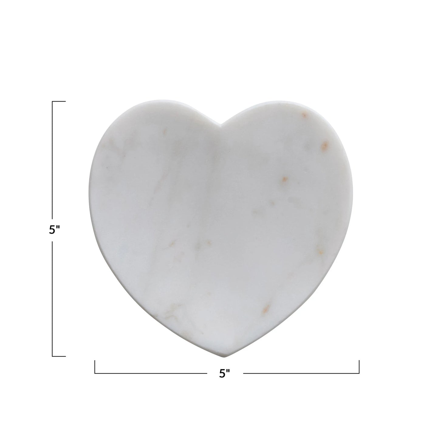 Marble Heart Shape Dish