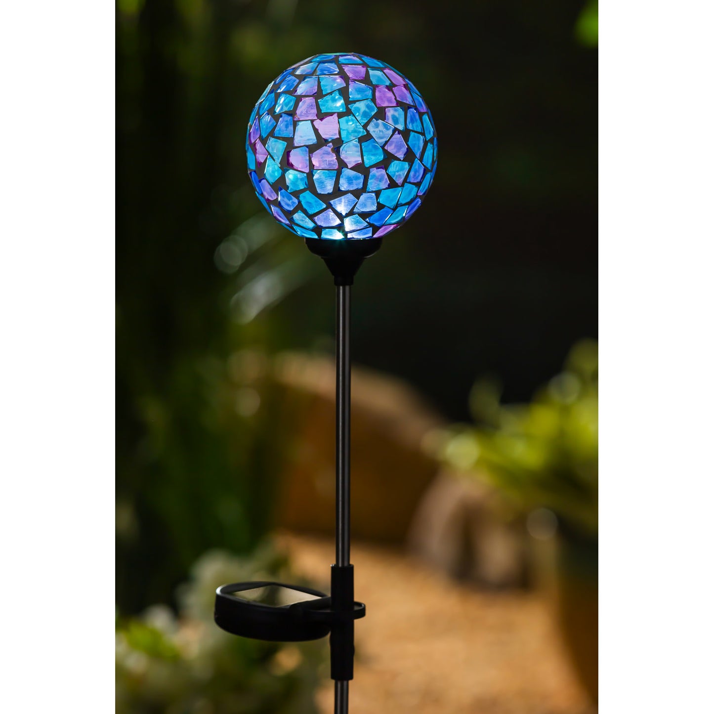 blue-mosaic-solar-garden-stake