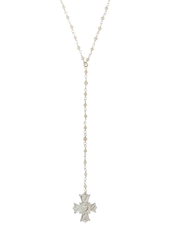 Labradorite Necklace w/Immacule Pendant