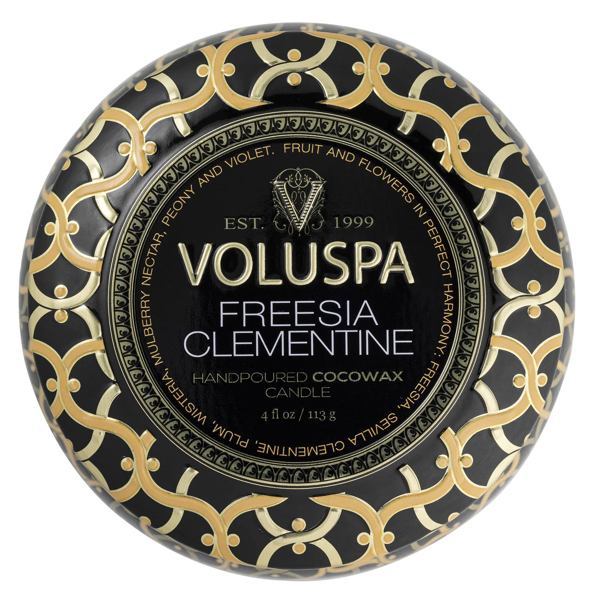 Freesia Clementine Mini Tin Candle