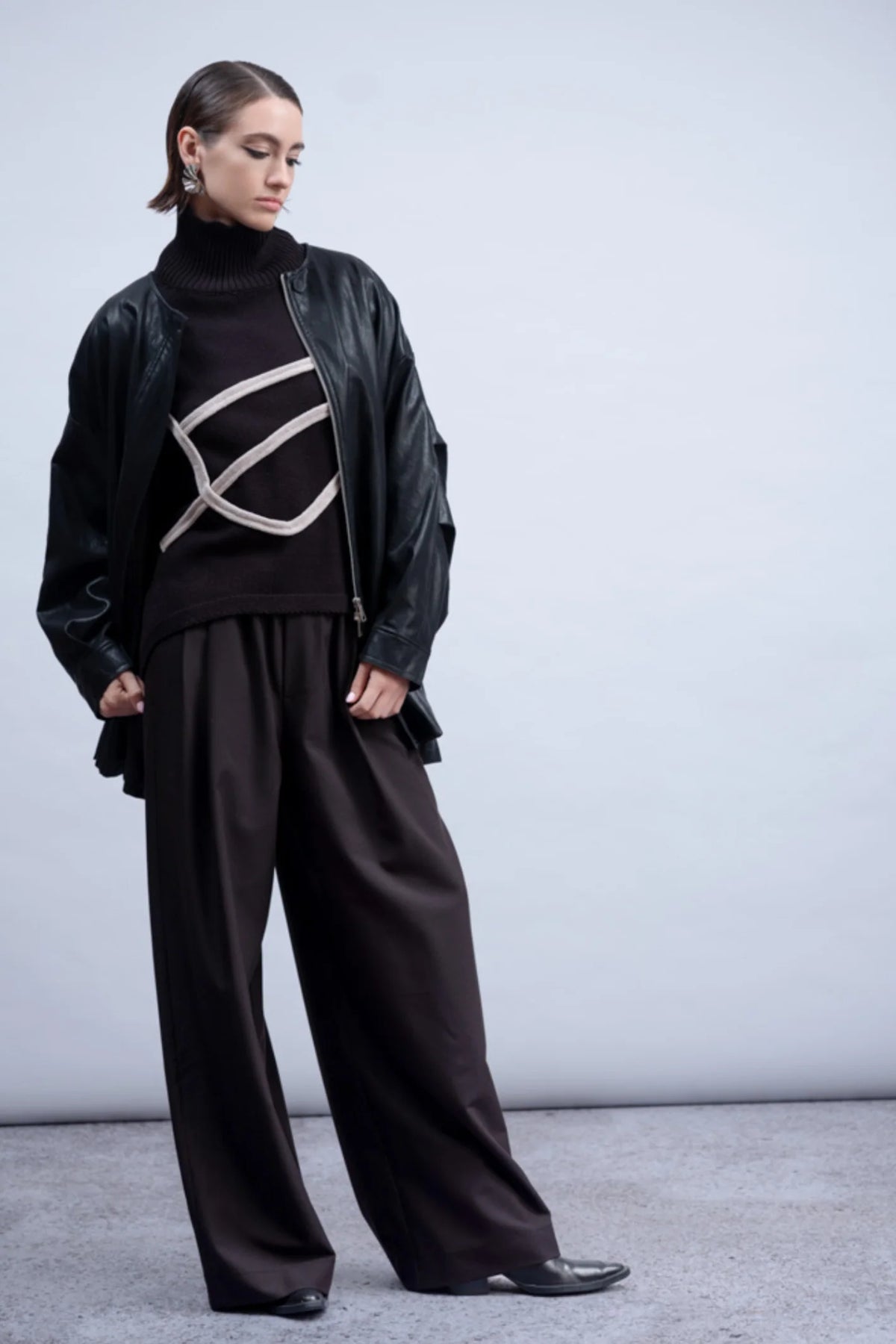 Black Pleather Jacket