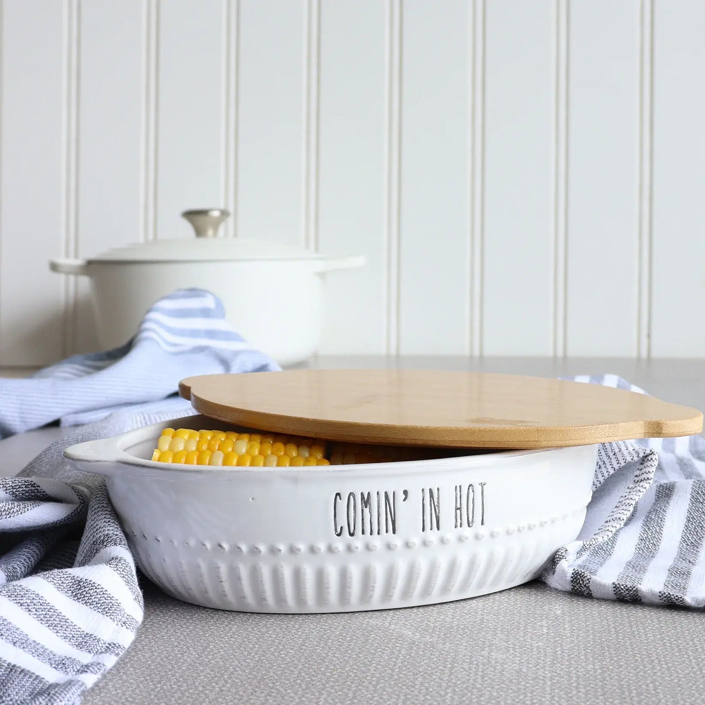 Comin In Hot Oval Dish