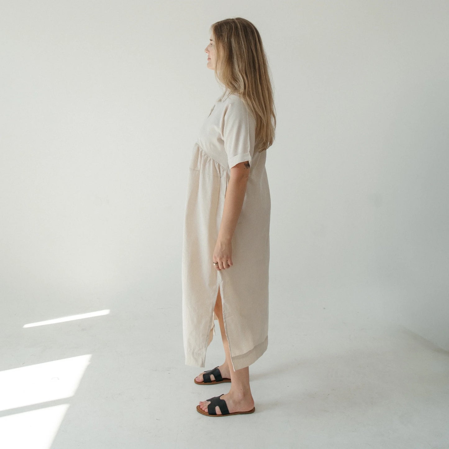 Buttoned Shirt Dress