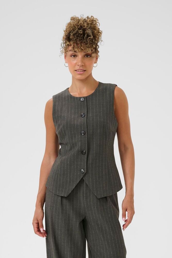 Tingle Pinstripe Vest