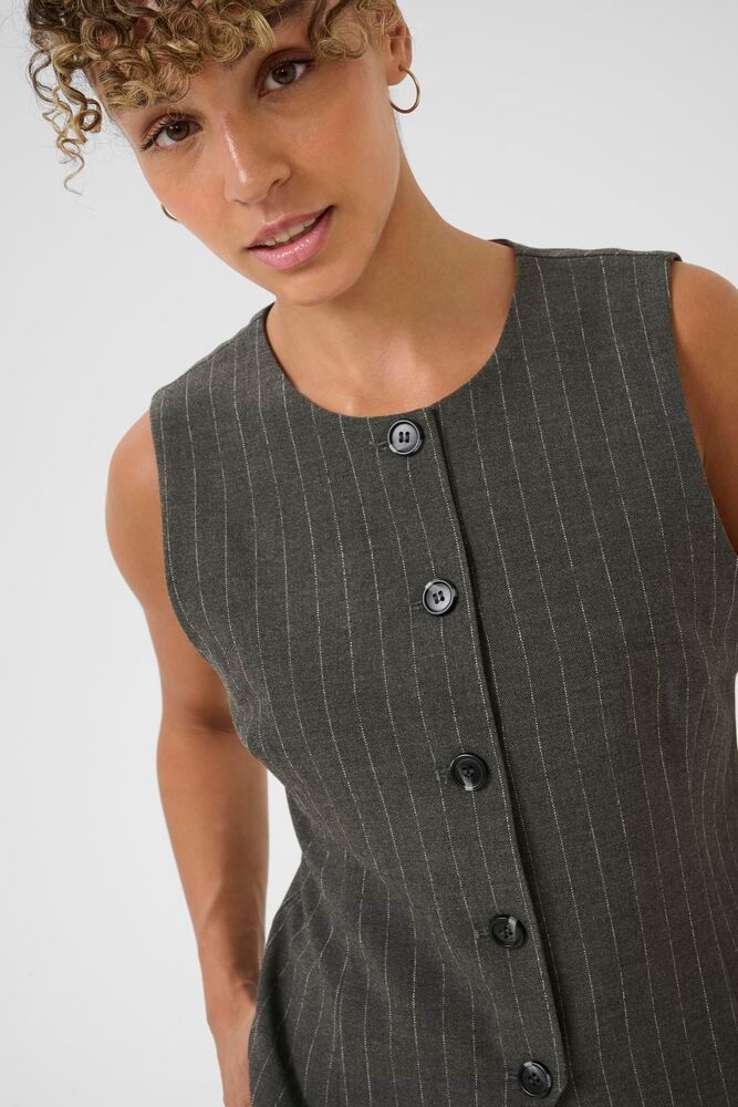 Tingle Pinstripe Vest