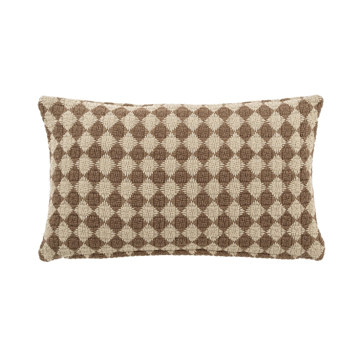 Check Weave Pillow 21"x12"
