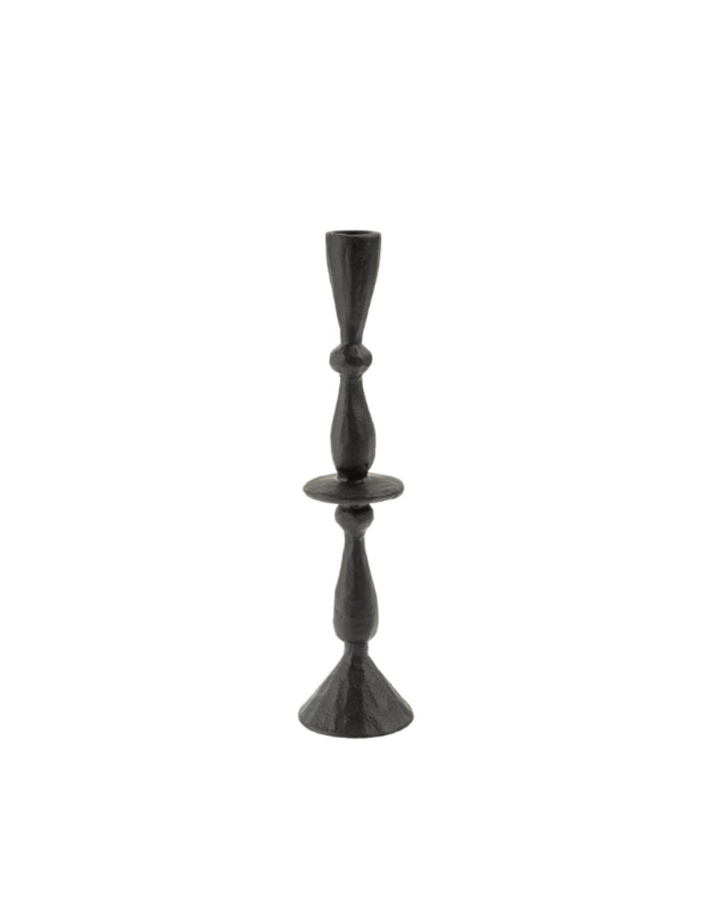 Imani Black Candleholder