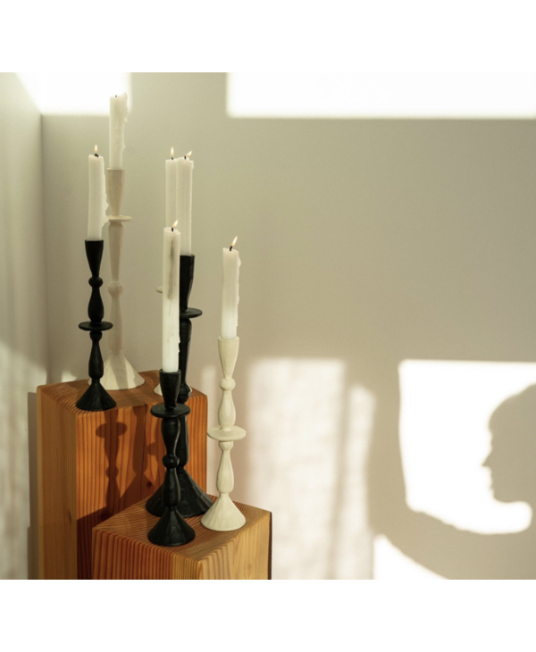 Imani Cream Candleholder