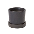 Watson Pot w/Tray - Black