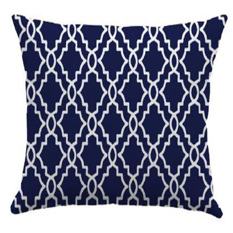 navy-lattice-outdoor-pillow