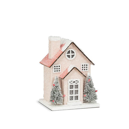Pink Glitter LED House