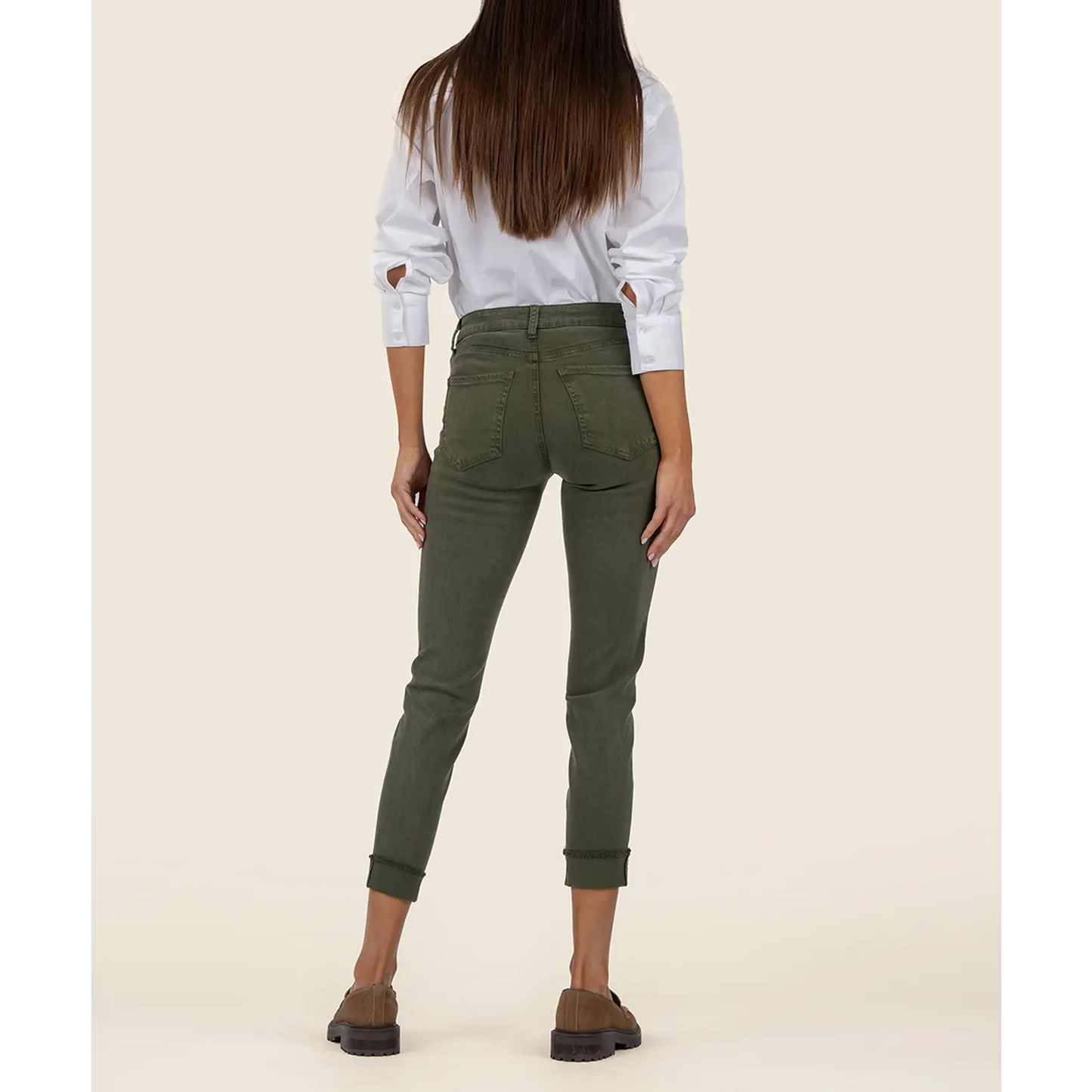 Amy Crop Straight Leg Frey