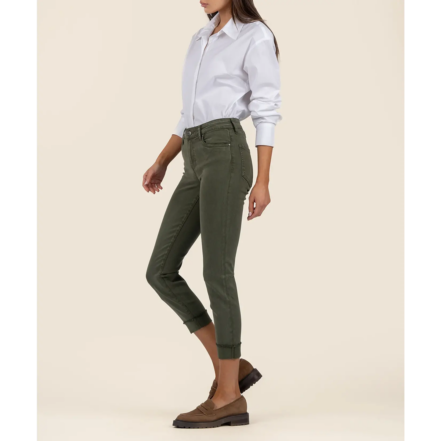 Amy Crop Straight Leg Frey