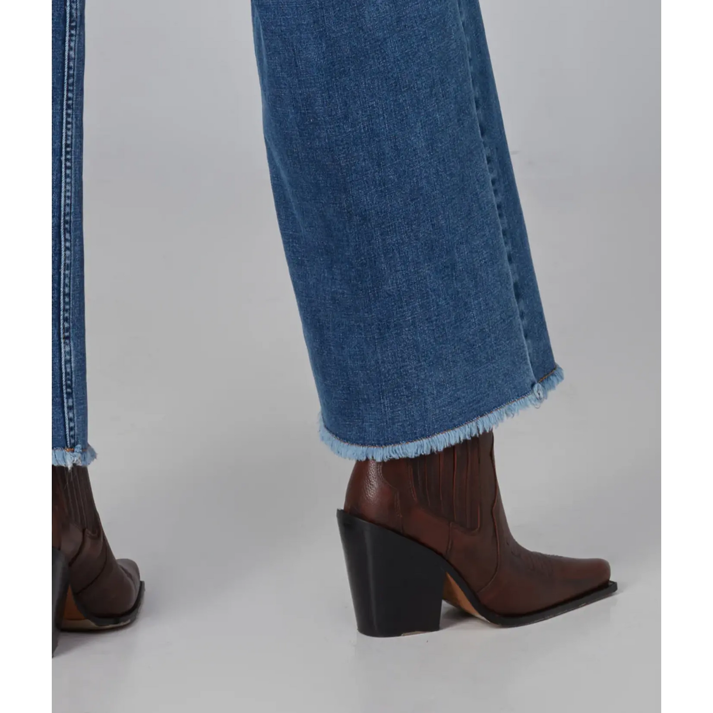 Milan High Rise Wide Leg Jean