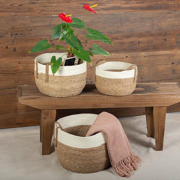 Two Tone Basket - Medium