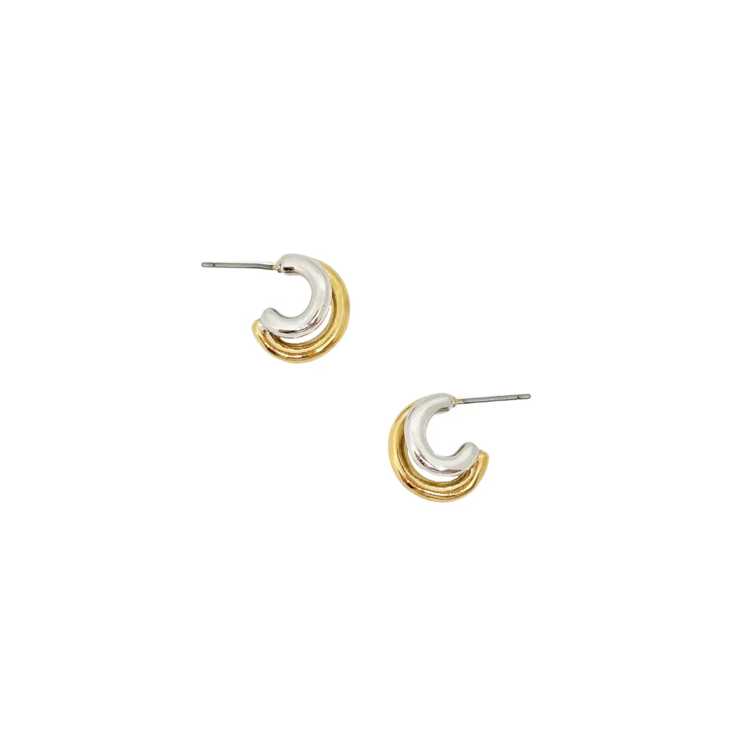 Mia Silver/Gold Earrings
