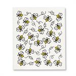 Allover Bees Dishcloth - S/2