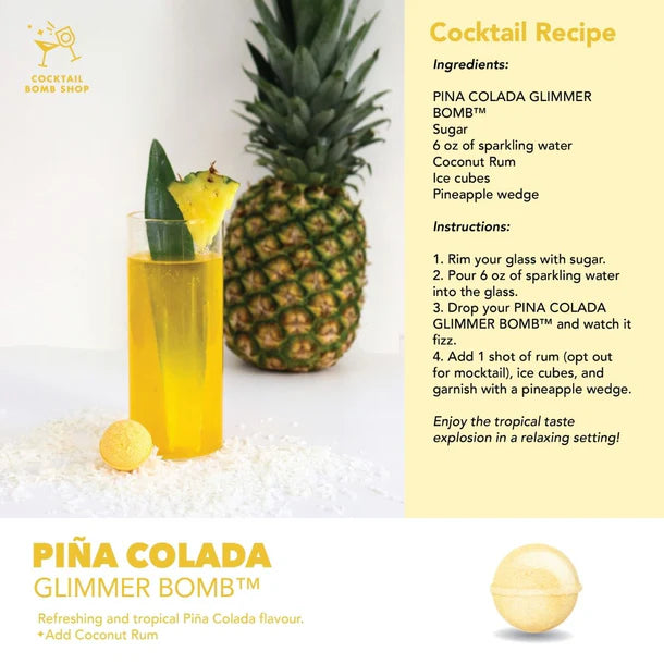 Pina Colada Cocktail Bomb 4 pack