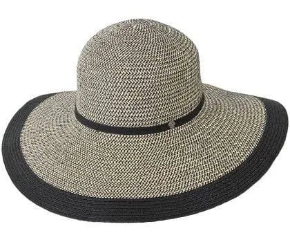 Womens Wide Brim - Dahlia - Black