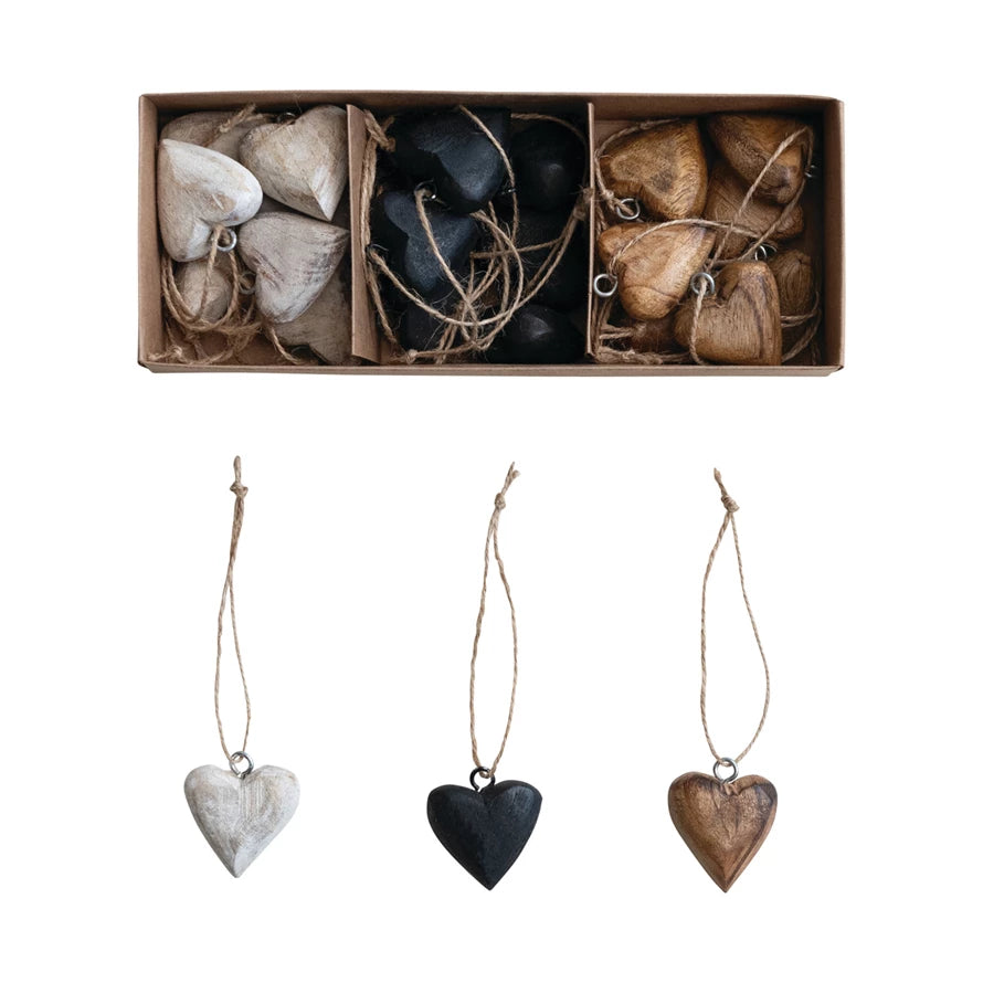 Wood Heart Ornament