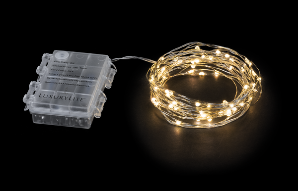 50 LED String Lights - 16ft w/Timer