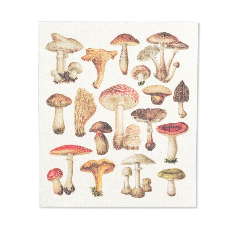 Mushroom Swedish Dishcloth