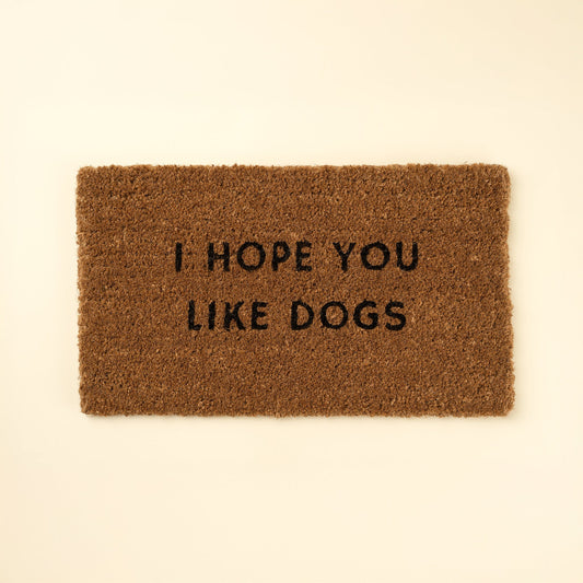 Hope You Like Dogs Doormat