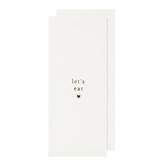 Let's Eat Tea Towel - S/2
