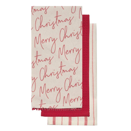Merry Christmas Tea Towels