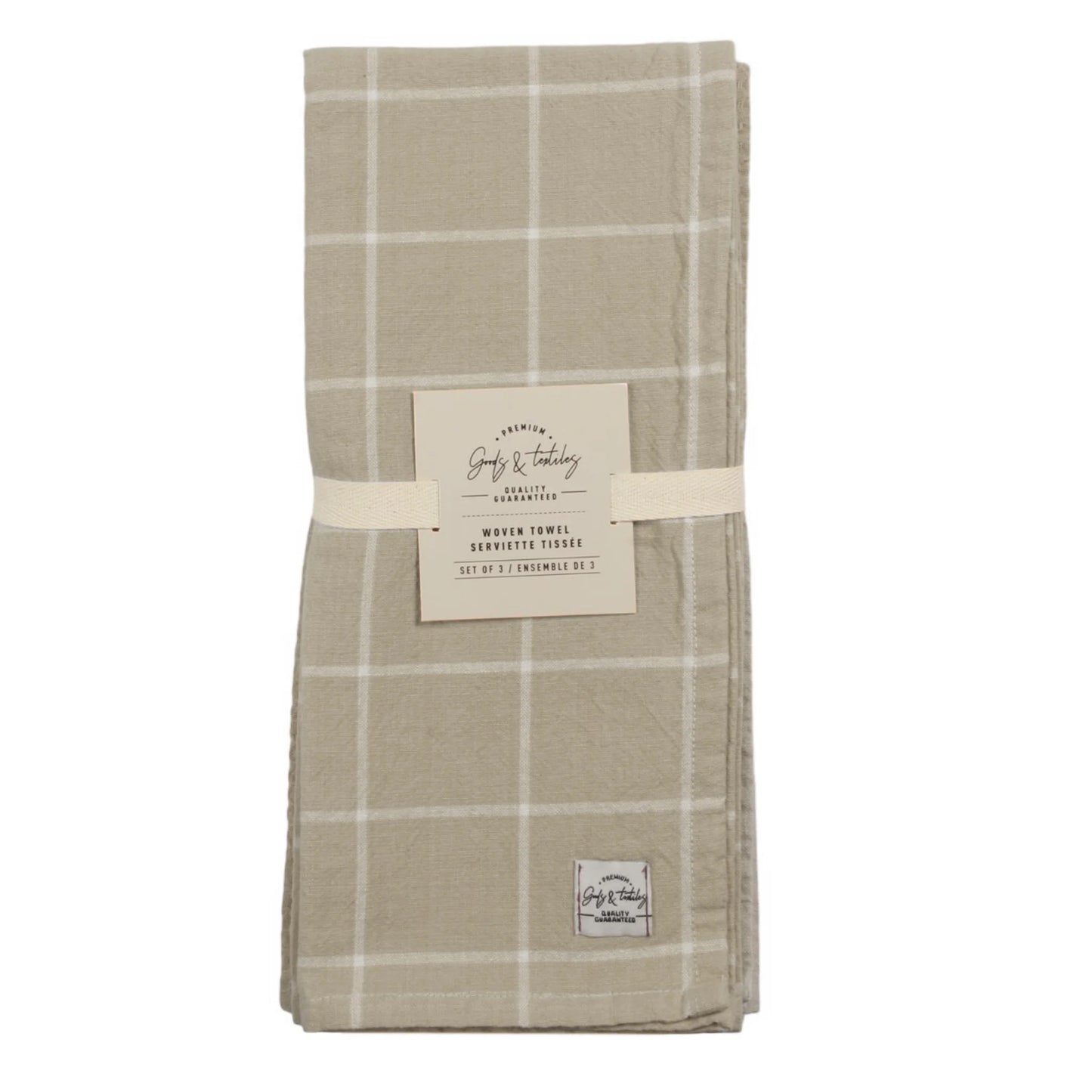 Stonewash Tea Towels - S/3
