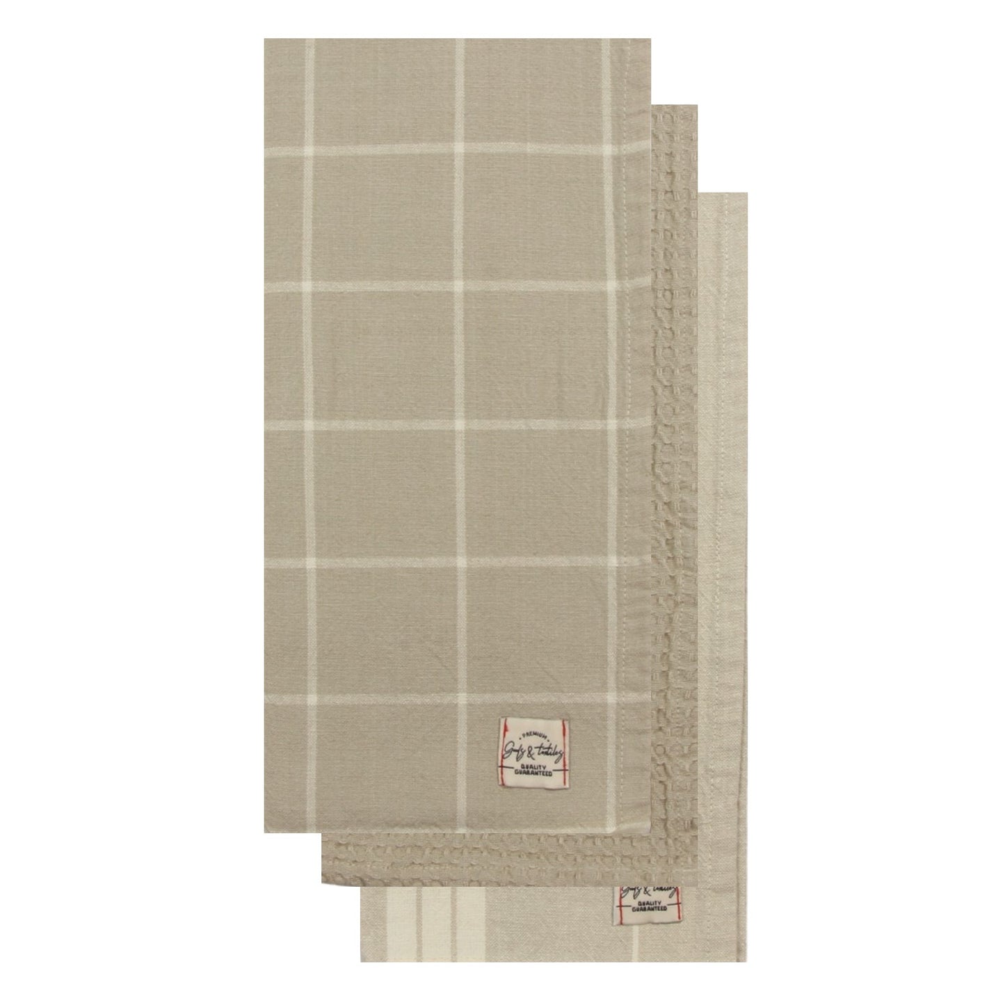 Stonewash Tea Towels - S/3