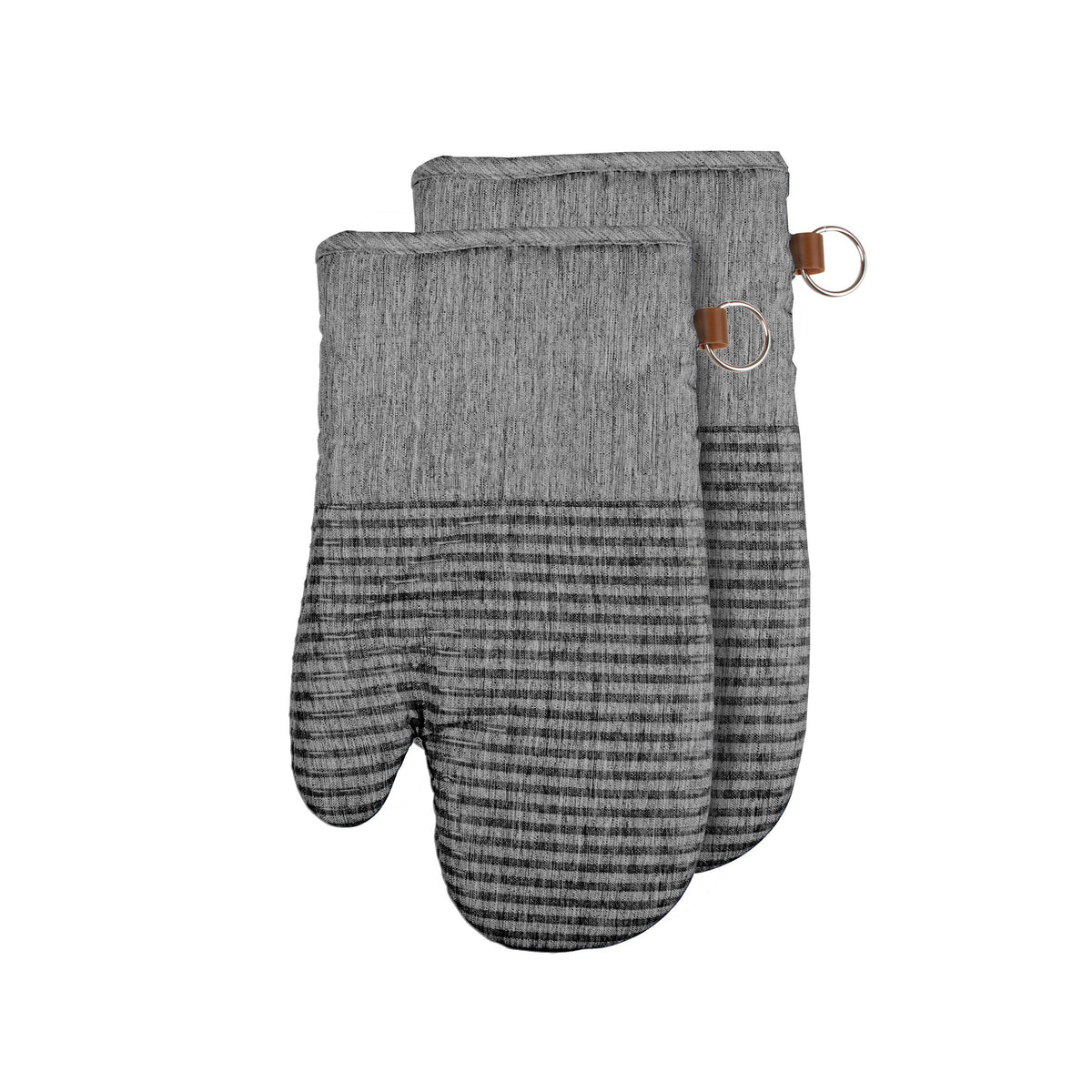 Chambray Oven Mitts