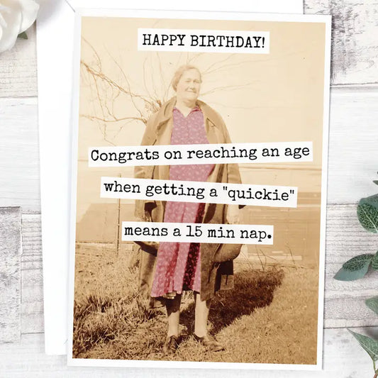 Congrats On Reaching An Age Card