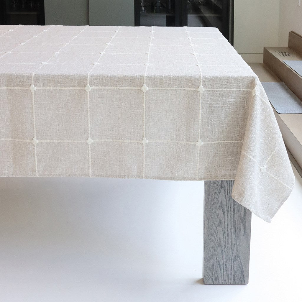 Provence Check Tablecloth