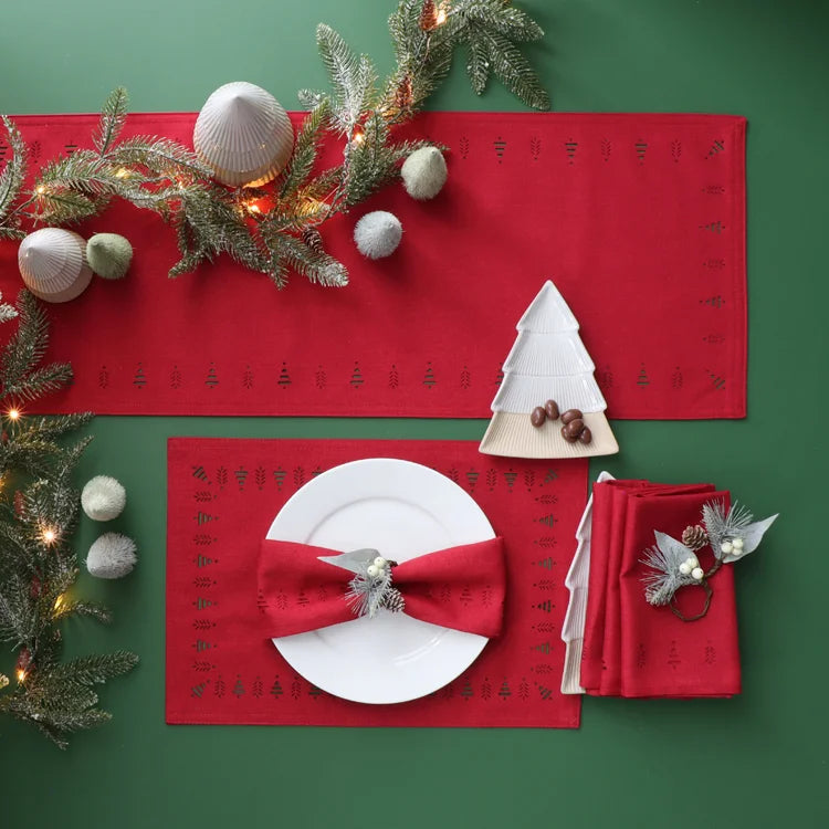 Tree Hemstitch Placemat