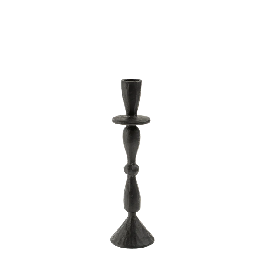 Imani Black Candleholder