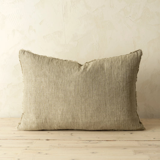 Lina Linen Pillow - Sand