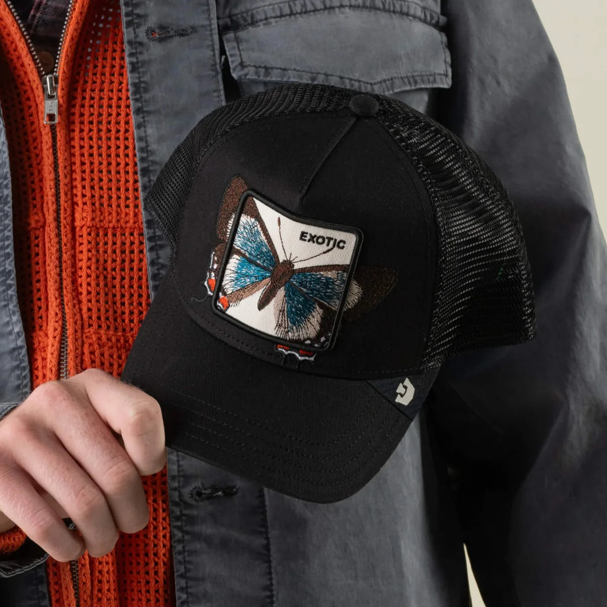 Over The Line Butterfly Hat